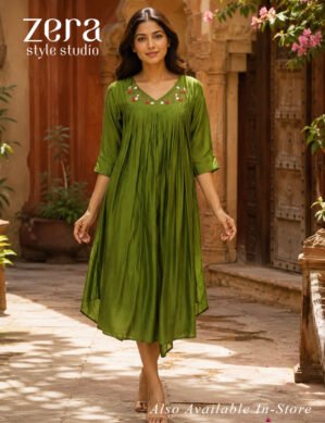 Vichitra Silk Kurti