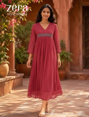 Georgette Flared Kurti