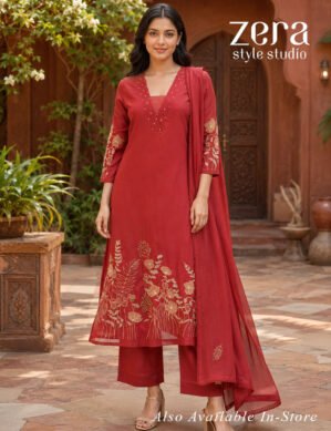 Cotton Three-Piece Churidar Set
