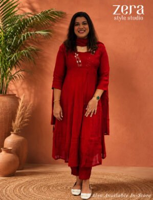 Chiffon Three Piece Churidar Set