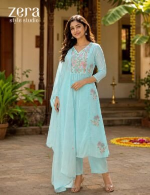 Mul Cotton 3-Piece Churidar Set